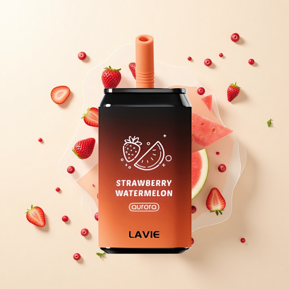 LAVIE Aurora 11000 Pufov Jednorazové Vape Jahoda-Dinový Melón Typ C 650mAh 22ML