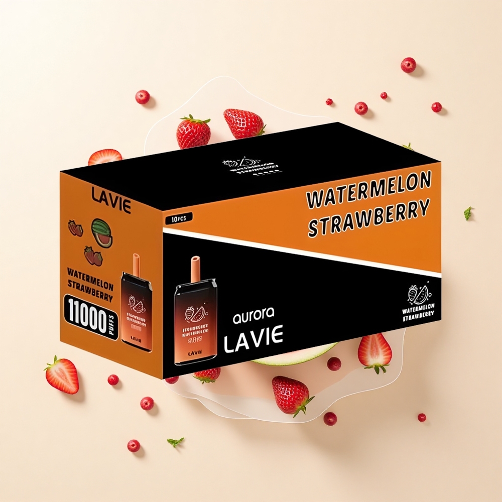 LAVIE Aurora 11000 Pufov Jednorazové Vape Jahoda-Dinový Melón Typ C 650mAh 22ML