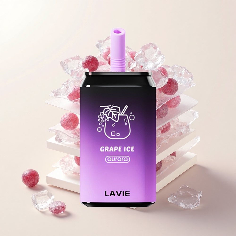 LAVIE Aurora 11000 Púfov 22ML 650mAh Typ-C Dobíjateľná Hroznový Ľad