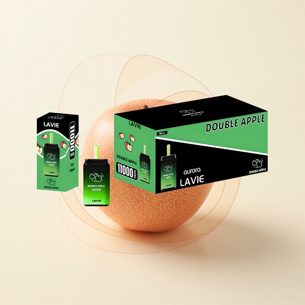 LAVIE Aurora 11000 Púfov Dvojité Jablko Rechargeable 22ML 650mAh