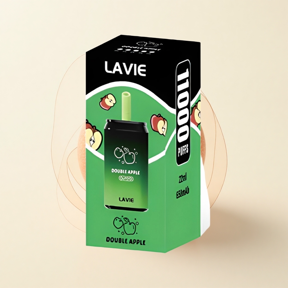 LAVIE Aurora 11000 Púfov Dvojité Jablko Rechargeable 22ML 650mAh