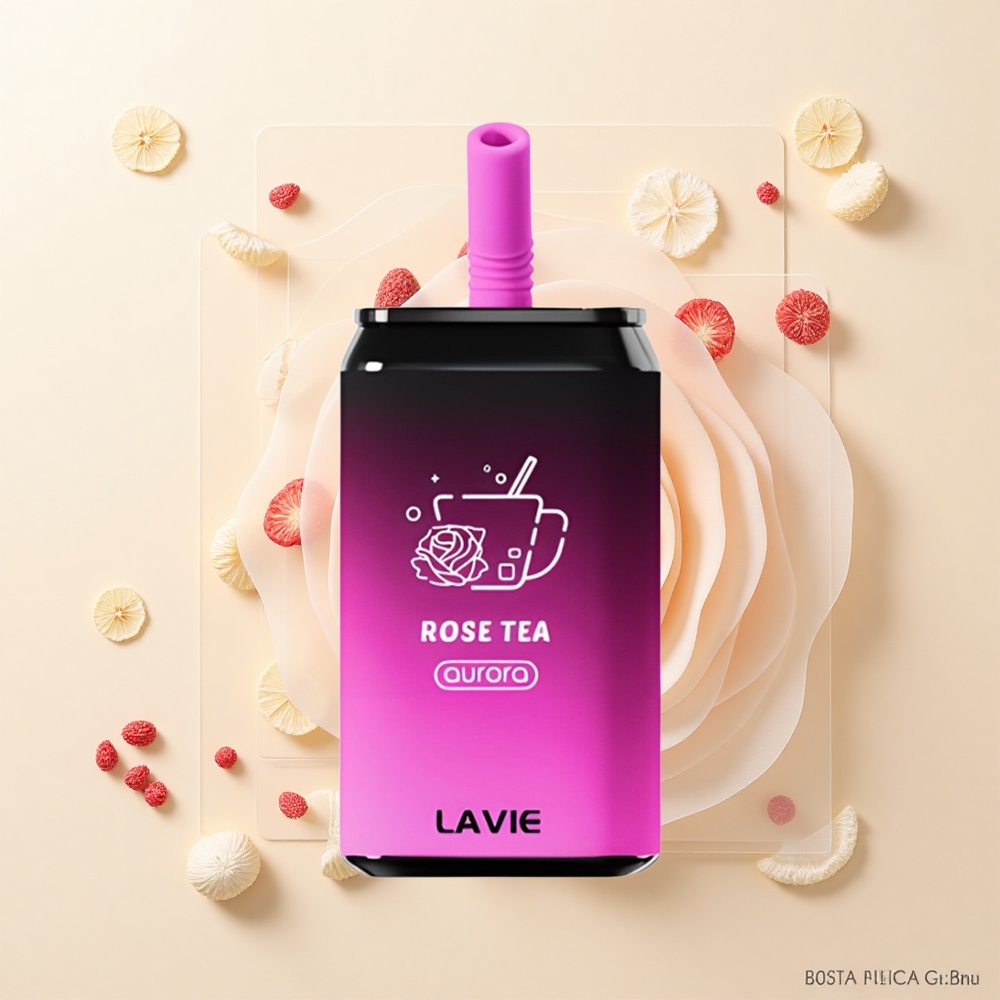 LAVIE Aurora 11000 Púfov Jednorazové Vape Ružový Čaj 22ML 650mAh Typ-C
