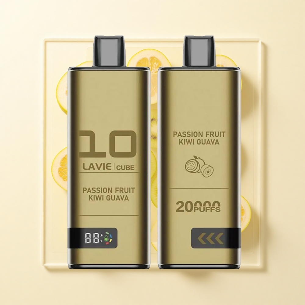 Lavie Cube 20000 Púfov 28ML 5 Salt Nicotine Passion Fruit Kiwi Guava