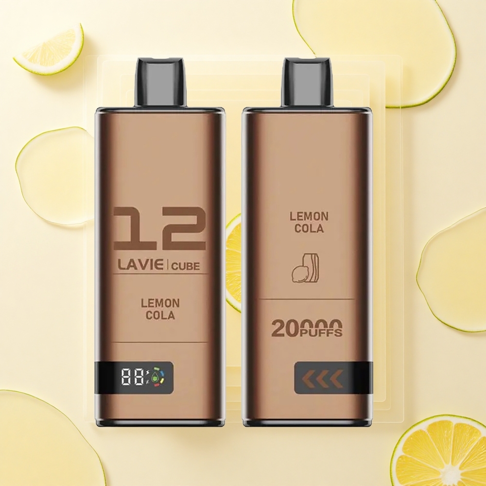 Lavie Cube 20000 Púfov Jednorázová Vape Citrónová Kola 28ML 5 600mAh