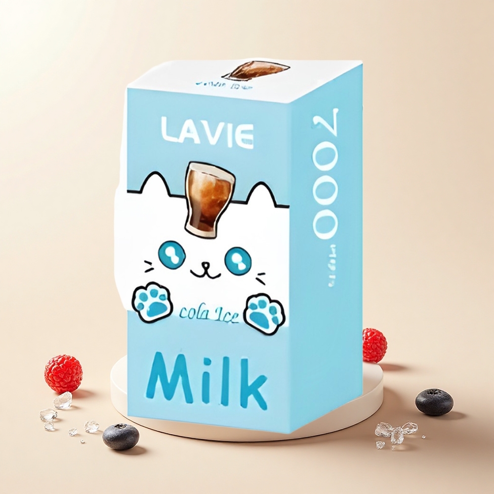 Lavie Milk 7000 Púfov Dojazdová Vapa Cola Ľadová 16ML 600mAh Typ C