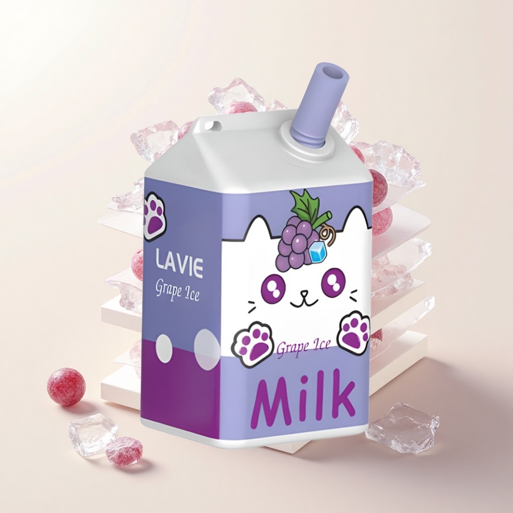 Lavie Milk 7000 Púfov Dojmyvatelná Vape Hroznový Ľad Typ C 16ML 600mAh