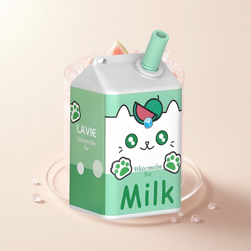 Lavie Milk 7000 Púfov Jednorazové Vape Vodný melón ľad 16ML 600mAh Typ-C