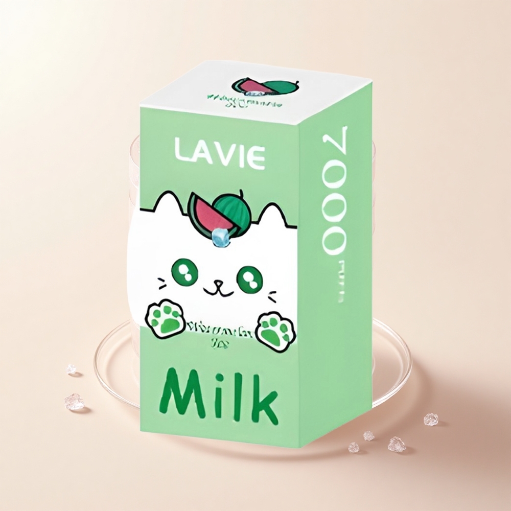 Lavie Milk 7000 Púfov Jednorazové Vape Vodný melón ľad 16ML 600mAh Typ-C