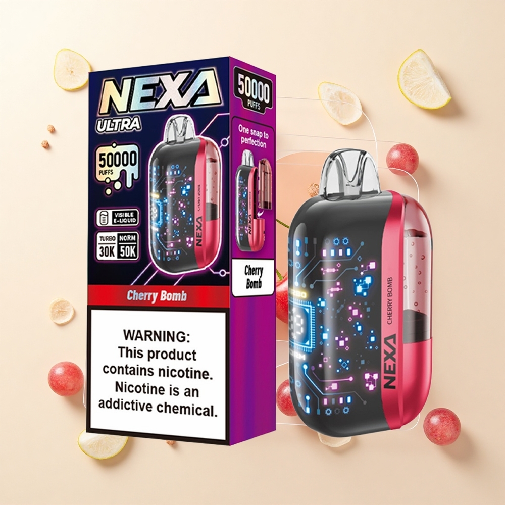 NEXA Ultra 50000 Púfov 20ml 800mAh 5 Nikotín Cherry Bomp