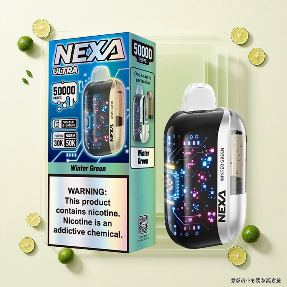 NEXA Ultra 50000 Púfov Zimná Zelená 20ml 5 800mAh Typ-C