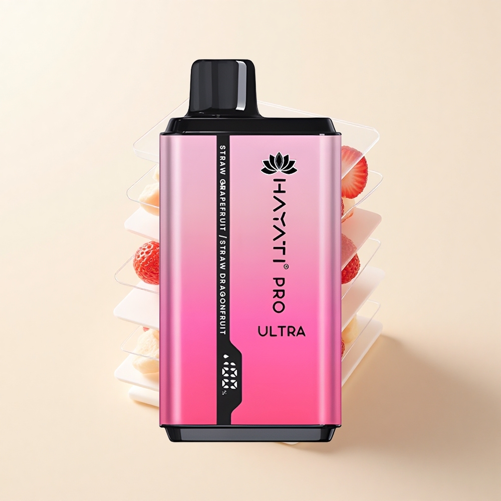 Hayati Pro Ultra 15000 Puffs 2x12ml 2% Jahodový Grepový