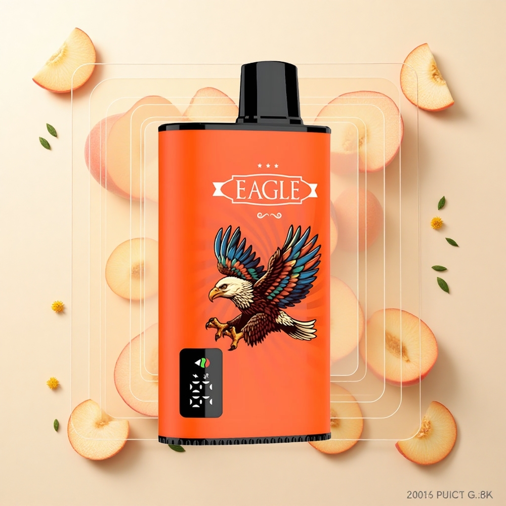 JNR EAGLE Smart 23000 Púfov Digitálny 1.0ohm Mesh 25ml Šťavnaté Broskyne