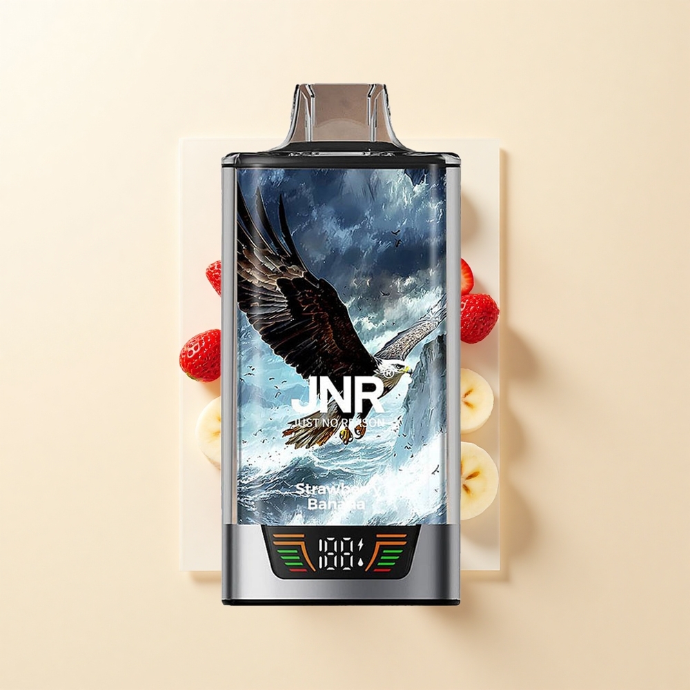JNR Falcon Pro 28000 30ml/950mAh 5% Dual Mesh MTL Jahodovo-Bananový