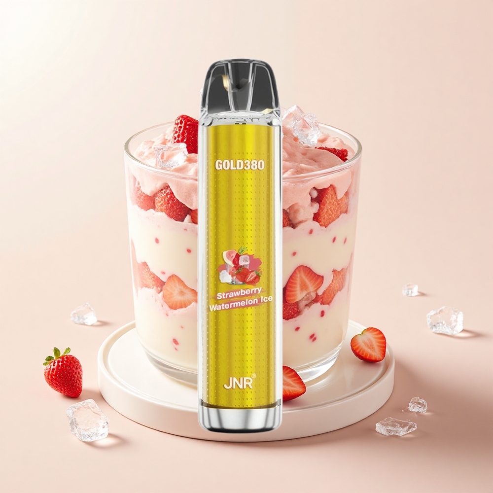 JNR Glod380 6000 Púfov 1500mAh 13ml Jednorazová Fajka Jahoda Vodný Melón Ľad