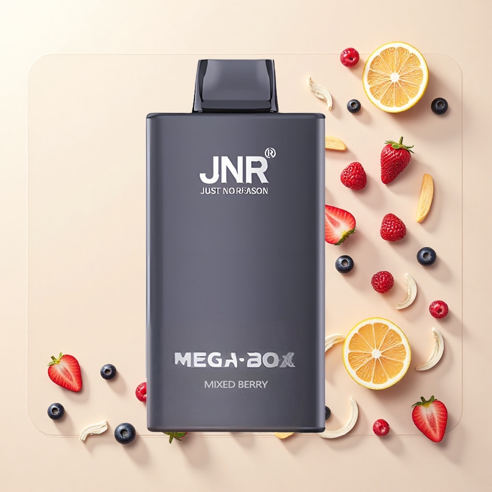 JNR Mega Box 25000 Púfov 30ml 850mAh Dual Mesh Berry Mix