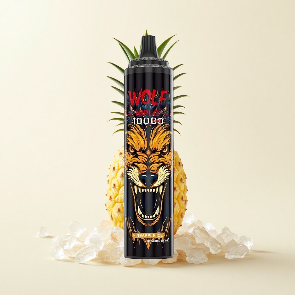 JNR Wolf Niplo 10000 Púfov 20ml 650mAh 1.0 Ohm Type-C Ananásový ľad