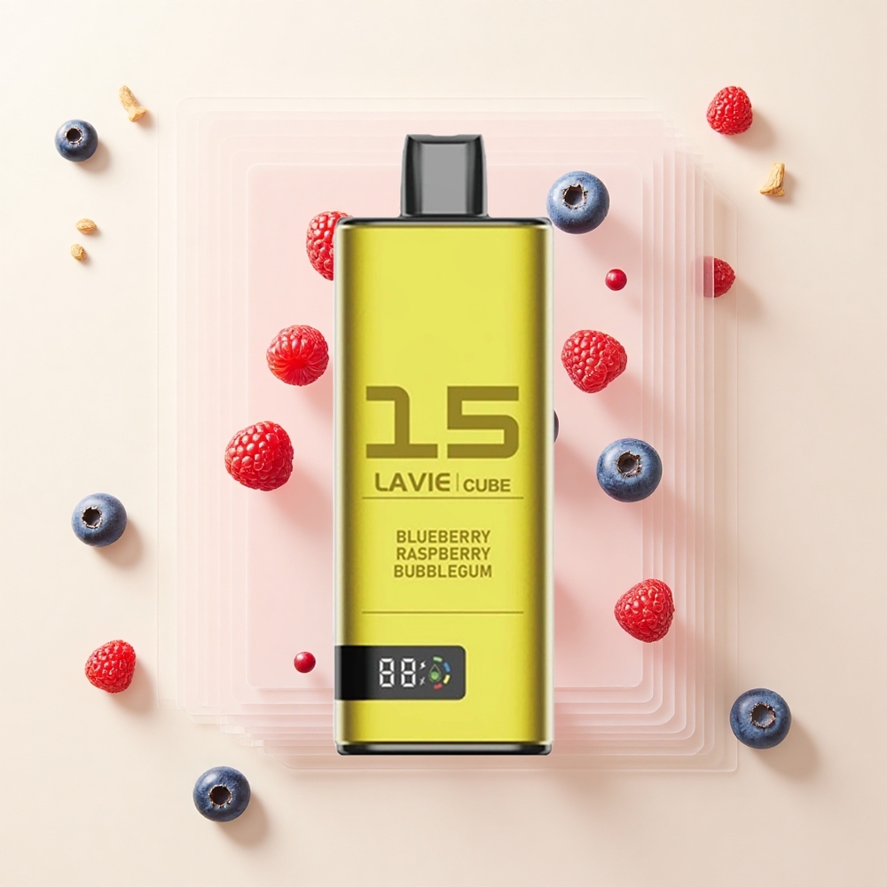 Lavie Cube 20000 Púfov 28ML 2%/5% 600mAh Type C Čučoriedka Malina Bazooka