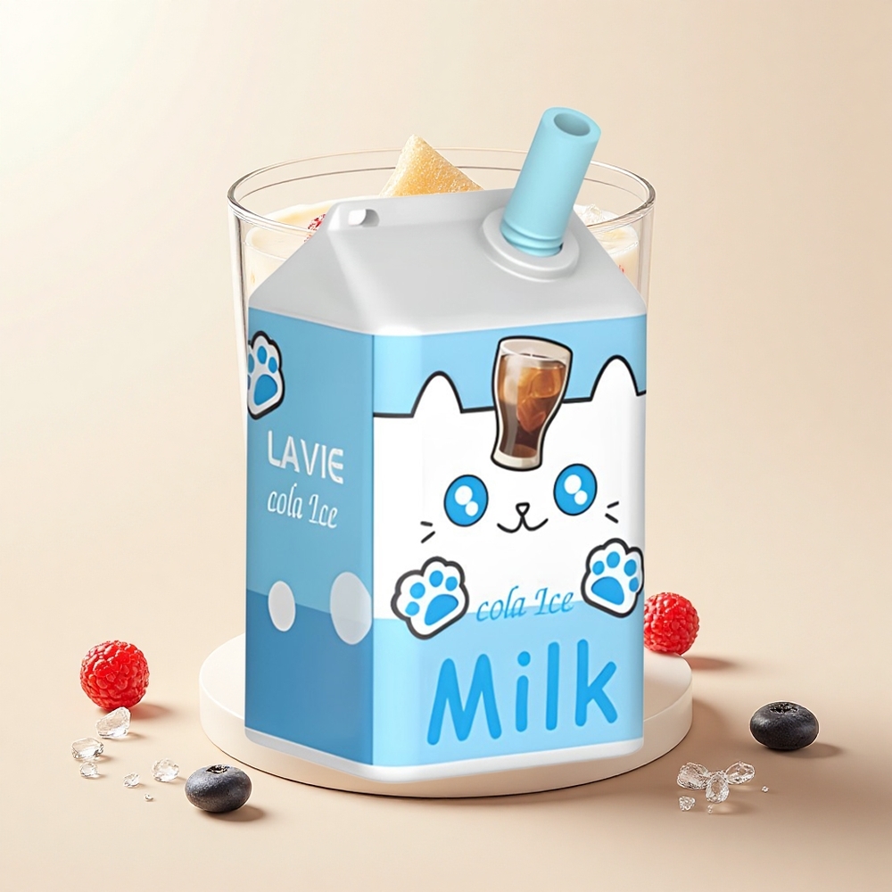 Lavie Milk 7000 Púfov Dojazdová Vapa Cola Ľadová 16ML 600mAh Typ C