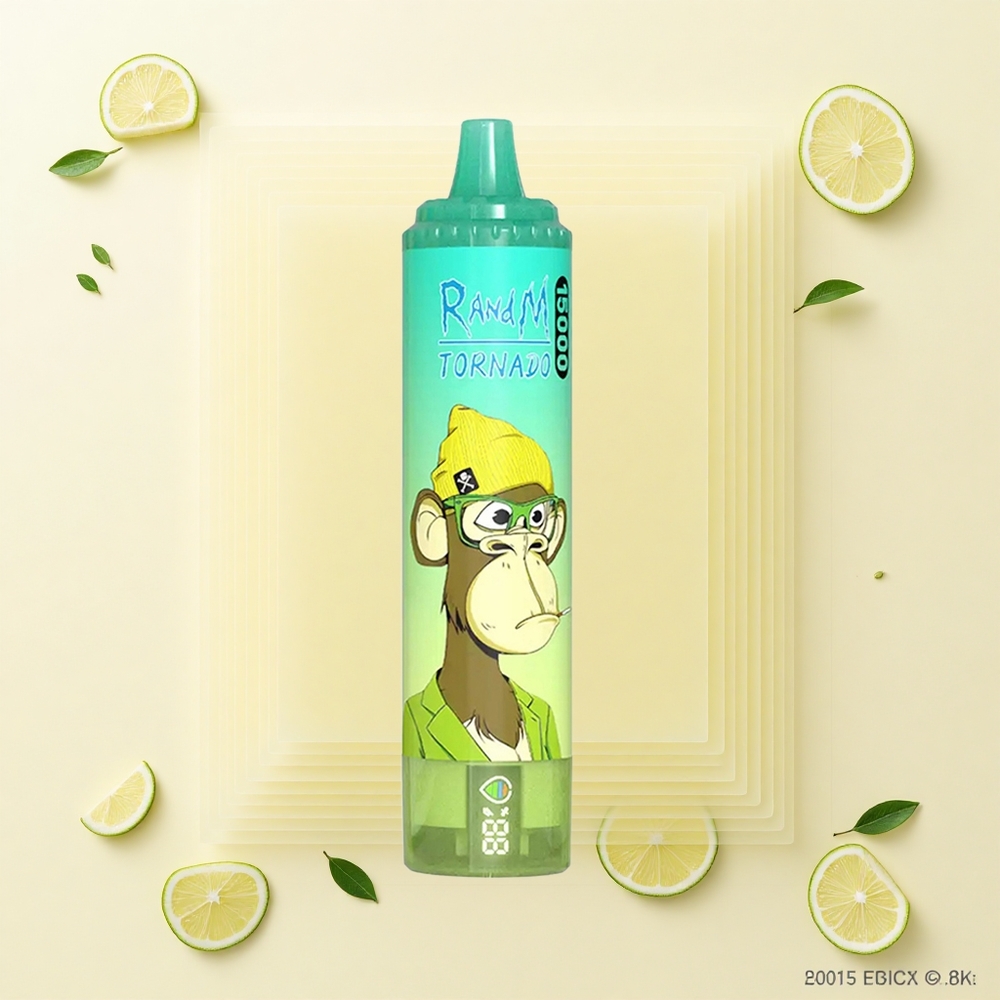 RandM Fumot Tornado 15000 Pôfov Jednorazová Vape Citrón Limeta 25ml 850mAh Typ-C