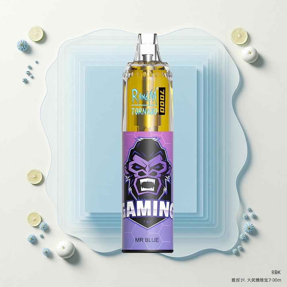 RandM Fumot Tornado 7000 Púfov 14ML 850MAH Typ-C Dr. Modrý