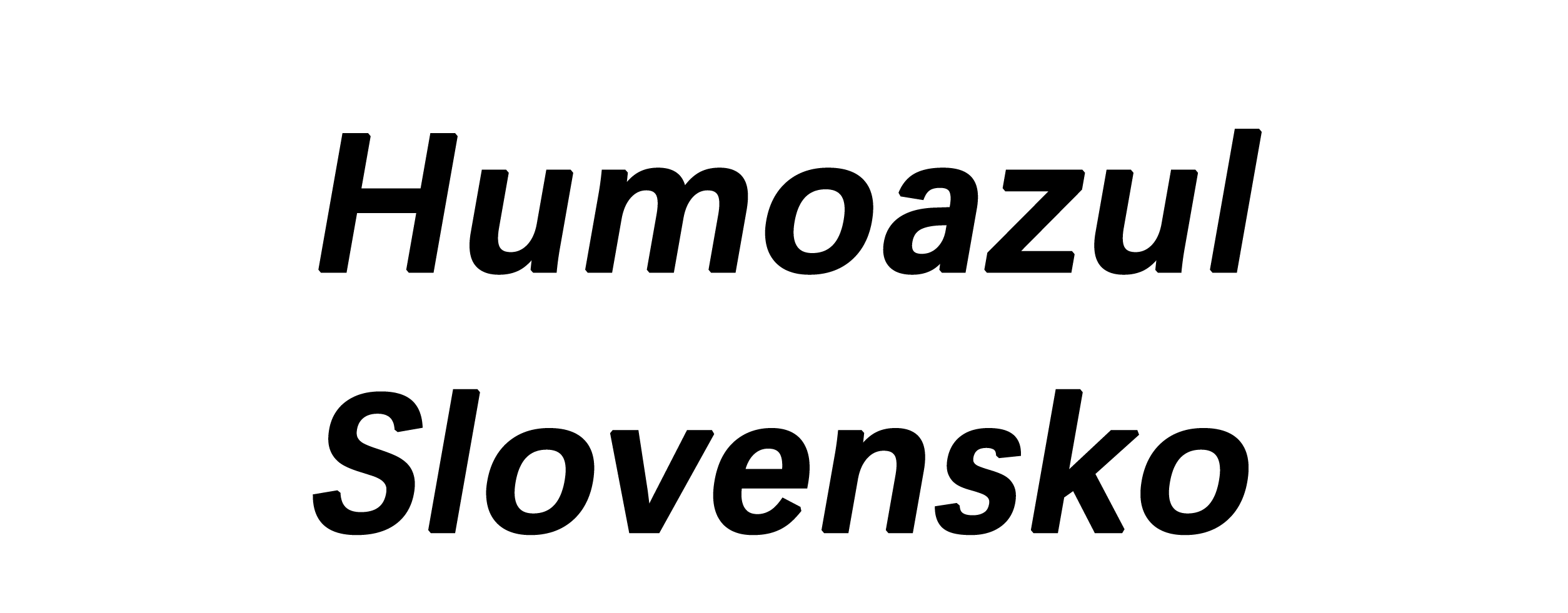Humoazulslovensko