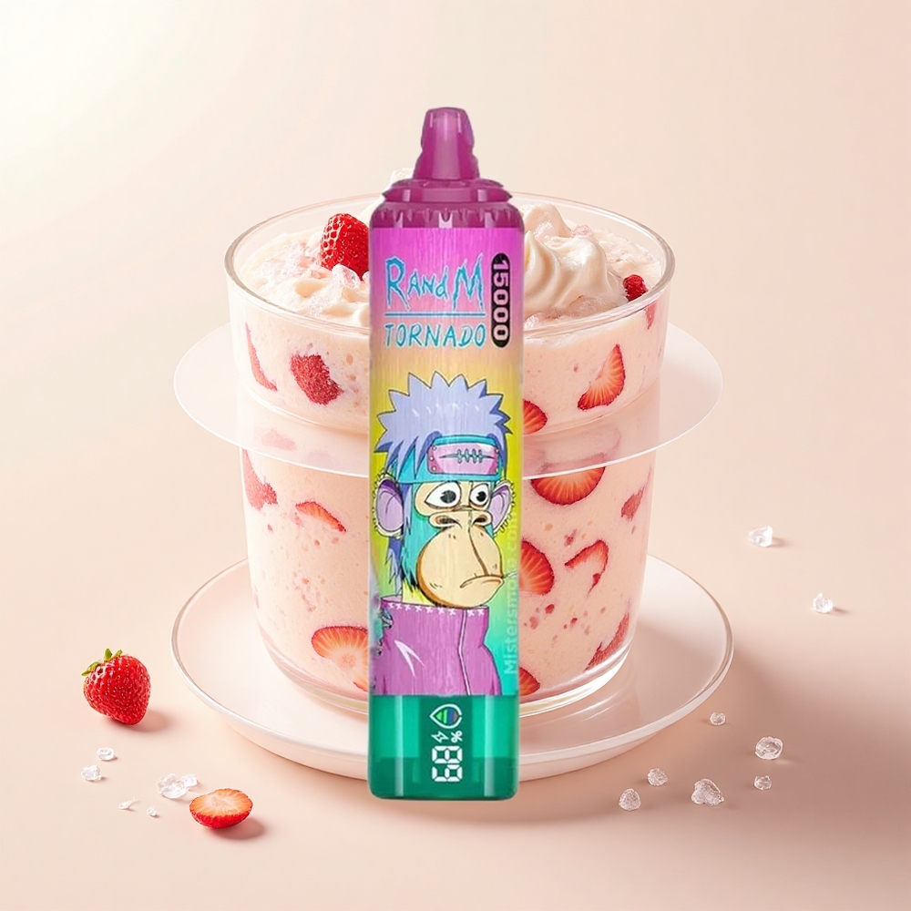 RandM Fumot Tornado 15000 Púfov 25ml 850mAh Mrazivá Jahoda