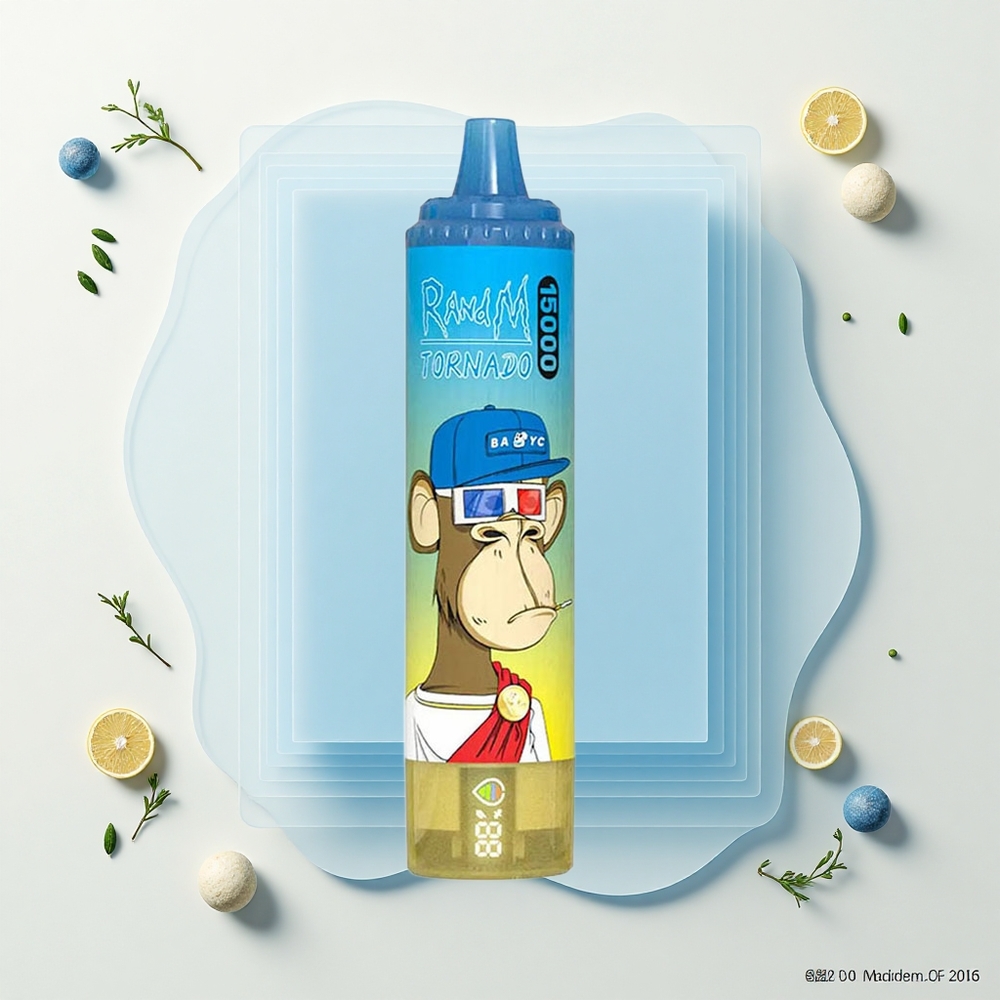 RandM Fumot Tornado 15000 Púfov Jednorazové Vape Pán Modrý 25ml 850mAh Mesh