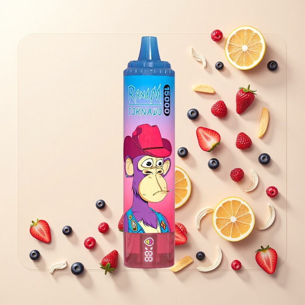 RandM Fumot Tornado 15000 Púfov Jednorazové Vape Zmes Bobúľ