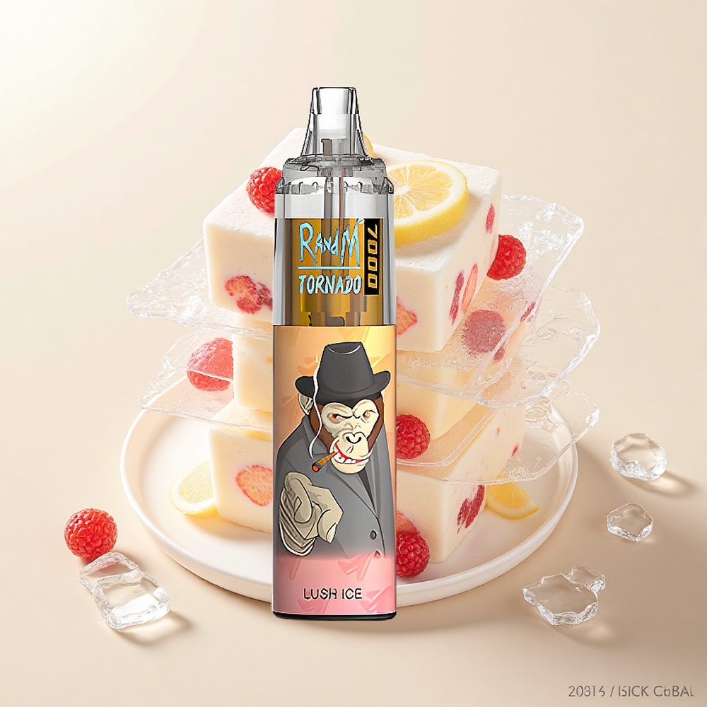 RandM Fumot Tornado 7000 Puf 14ML 850MAH Mrežová Cievka Typ-C RGB Ľadovo Ovocná