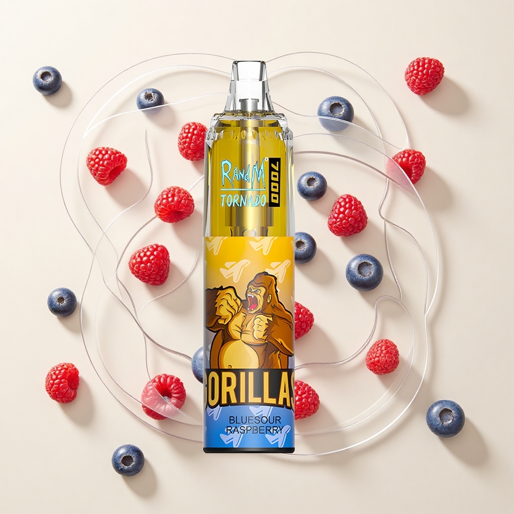 RandM Fumot Tornado 7000 Puf 14ml 850mAh RGB Blueberry Malina