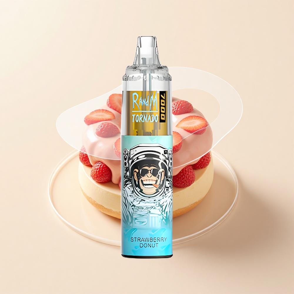 RandM Fumot Tornado 7000 Púfov 14 ML E-liquid 850 MAH Batéria Jahodová Šiška