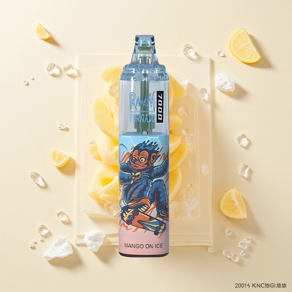 RandM Fumot Tornado 7000 Púfov 14ML 850MAH Mango On Ice