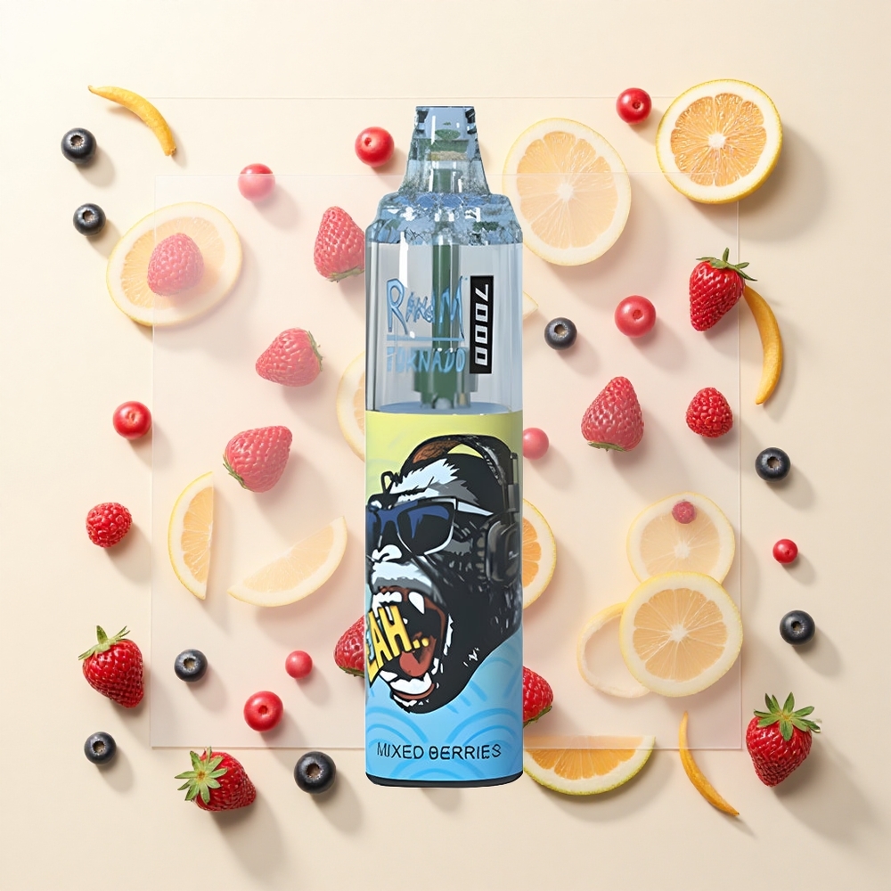 RandM Fumot Tornado 7000 Púfov 14ML 850MAH Miešané Bobule